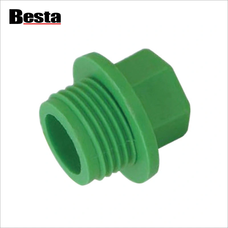 PPR Plastic Fitting Thread Plug - introducerea dopurilor filetate