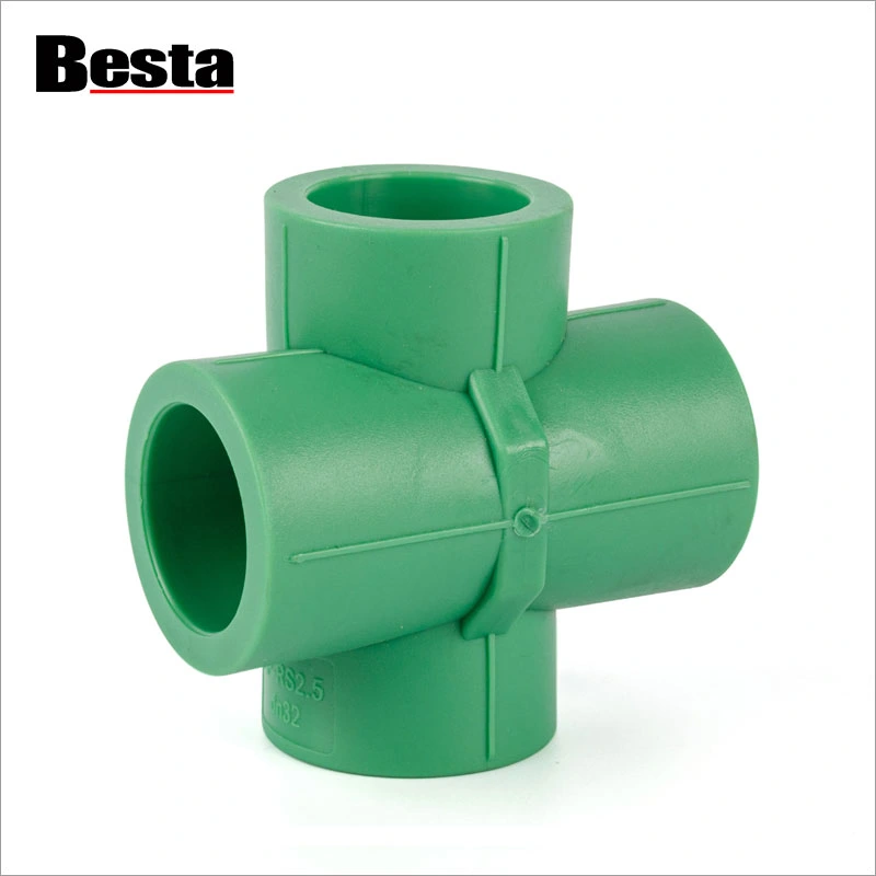 PPR Fitting din plastic Bridge Cross